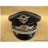 Image 1 : Luftwaffe Technical Officer's Visor Cap.  The cap  is an approx. size 57 and is made of blue/gray  w