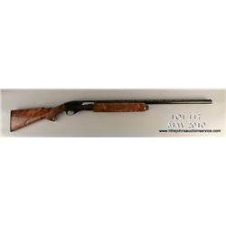Remington Model 1100 #R191583V, 12 ga. target  contour-sporting 12 with custom Joe Shisaki burled  s