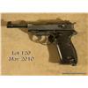 Image 1 : CYQ code Mauser P38, # 01048, 9mm, reblued finish,  5" barrel, bakelite grips.  Pistol is in good  c