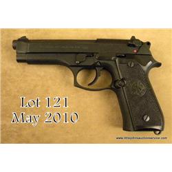 BERETTA 92F, # BER019145Z, 9mm, matte blue finish,  plastic grips.  Pistol is in fine condition  ove