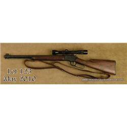 MARLIN Golden 39-A Mountie, # Y5592, .22 S-L-LR,  blued finish, walnut stock with leather sling.    