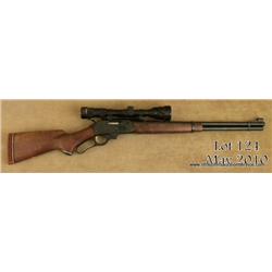 MARLIN Model 336, # Y38441, 30-30, blued finish,  walnut stock with rubber recoil pad.  Rifle is in 