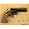 Image 2 : Colt Diamondback DA revolver, .22LR cal., 4”  barrel, blue finish, checkered combat wood  medallion 