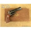 Image 3 : Colt Diamondback DA revolver, .22LR cal., 4”  barrel, blue finish, checkered combat wood  medallion 