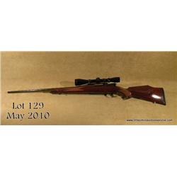 Weatherby Custom Mauser bolt action rifle, .270  Magnum cal., 24” round barrel, reblued finish,  chr