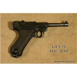BYF code 41  Mauser Luger, # 6066s, Black Widow,  reblued finish, mis-matched numbers, import  marke