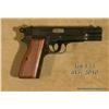 Image 2 : BROWNING Hi-Power, # T153411, 9mm, 4 5/8" barrel,  blued finish, fixed sights, with checkered wooden