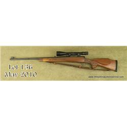 WINCHESTER Model 70, # 202077, .270 Win., 24"  barrel, blued finish with carved walnut stock  showin