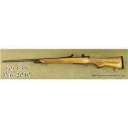 Custom Mauser action sporting rifle, # NSNV, .375  cal., blued finish, checkered walnut stock with  