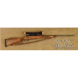 SCHULTZ & LARSEN M65DL, # 7850, .308 Norma Mag.,  23.5" barrel, blued finish, figured walnut stock  