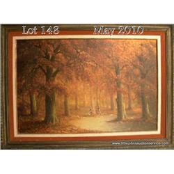 Original oil painting on canvas signed Jack  Bryant. Jack Bryant was born in 1928 in Texas and  is w