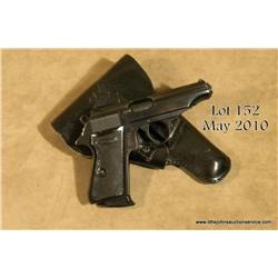 WALTHER PP, # 320668, 7.65mm, blued finish,  plastic checkered grips. Pistol is in very good  condit