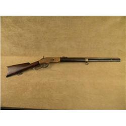 Winchester model 1866 lever action rifle, .44  rimfire caliber, 24" octagon barrel, full  magazine, 