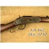Image 2 : Winchester model 1873 lever action rifle, 24"  round barrel, .38-40 caliber full magazine,  crescent