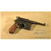 Image 1 : Broom handle Mauser “Big Red 9” semi-auto pistol,  9mm cal., 5-3/4” barrel, blue finish, grooved woo
