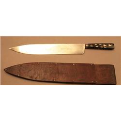 Interesting Central or South American large knife  marked “El Tuchmano”, approx. 17” overall with a 