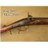 Image 2 : Half stocked percussion plains type rifle, .40  cal.,  41” octagon barrel signed “W. C. Woodyard”;  