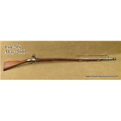 English Officer’s type Fusil in its original  flintlock configuration by W. Brander, .69 cal.,  42” 