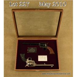 Pair of Colt single action army revolvers,  centennial presentation set, serial numbers “13”  in the