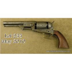 Colt First Model Dragoon percussion revolver, .44  cal., 7-1/2” barrel, grey patina, replaced wood  
