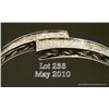 Image 5 : A one of a kind 14 karat white gold ladies custom  made bangle bracelet invisible set with over 200 