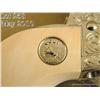 Image 4 : Custom engraved Colt SAA revolver, .45 cal.,  4-3/4” barrel, nickel finish, custom two-piece  Ivory 