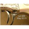 Image 8 : Custom engraved Colt SAA revolver, .45 cal.,  4-3/4” barrel, nickel finish, custom two-piece  Ivory 