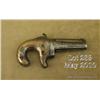 Image 1 : Moore’s No. 1 single shot derringer, .41 cal.,  2-1/2” barrel, engraved brass frame and engraved  ir