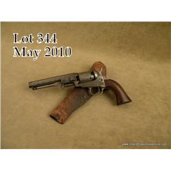 Colt Model 1849 Pocket percussion revolver, .31  cal., 5” octagon barrel, blue and case hardened  fi