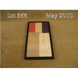 Original U.S. Pension Office Discharge for William  Hoffman, Corporal of Company C, 2nd Regiment,  P