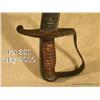 Image 3 : Model 1813 Horsemen’s saber and iron scabbard,  33-1/2” blade, left side of hilt stamped and  inspec