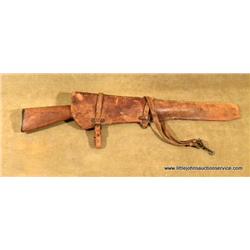 Remington Model 14 pump rifle, .30 Rem. cal., 22”  round barrel, blue finish, wood stocks, #C26277. 