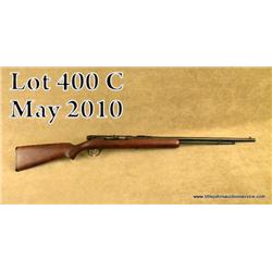 Savage Model 6A semi-auto rifle, .22 short, long  and LR cal., 23” round barrel, blue finish,  check