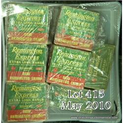 Small lot of four early Remington Express 12 gauge  shotgun shells, most full and two partial boxes 