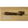 Image 3 : Unmarked iron bullet mold with iron cutter and  large wood handle, possibly for a Starr revolver  in