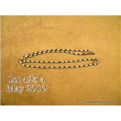 Original articulating metal cleaning chain for a  German K98 rifle in overall very good condition; a