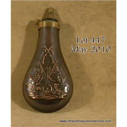 Reproduction of a Colt 1860 Army flask, in very  good condition.  Est. $25-$50.