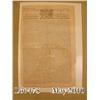 Image 1 : Lot of two American Colonial original documents  including a two sided  New York Gazette dated  Janu