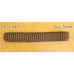 Woven blue Military Mills cartridge belt with  brass fittings including brass retaining loop  (style