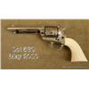 Image 2 : Custom engraved Colt SAA revolver, .45 cal.,  5-1/2” barrel, nickel finish, fire blued screws  and c