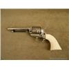 Image 3 : Custom engraved Colt SAA revolver, .45 cal.,  5-1/2” barrel, nickel finish, fire blued screws  and c