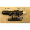 Image 1 : German WWII sniper scope marked GW2F4, numbered  31133 and DDX. on rough late war cast mt.  (origina