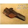 Image 1 : Original Broomhandle Mauser stock with lug #'d 159  with leather carrier and rod. Leather marked on 