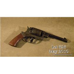 Interesting European proofed Starr DA percussion  revolver converted to cartridge, .45 cal., 6”  rou