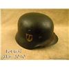 Image 1 : Waffen SS M35 double decal combat helmet with  Waffen SS and Party decals. Complete with original  l