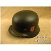 Image 2 : Waffen SS M35 double decal combat helmet with  Waffen SS and Party decals. Complete with original  l