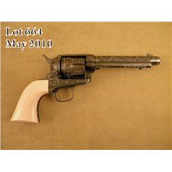 Customized and engraved First Generation black  powder Colt SAA revolver, .32 WCF cal., 5-1/2”  barr