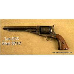 .36 caliber Whitney percussion Civil War era  revolver. Serial #11862, in fair to good  condition. T