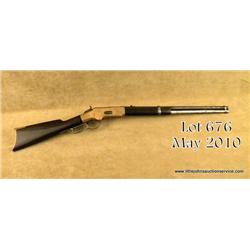 Winchester Model 1866 "Flatside Carbine .44  rimfire caliber, serial #14827. One of approx.  1000 pr