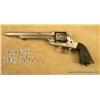 Image 1 : Remington model 1890 single action revolver,  7-1/2" barrel, .44-40 caliber, nickel finish,  hardrub